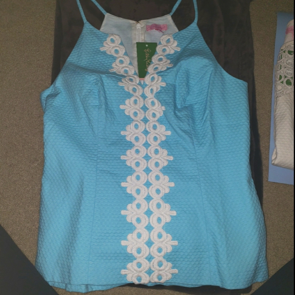 NWT Lilly Pulitizer Size 10 Magnolia Top